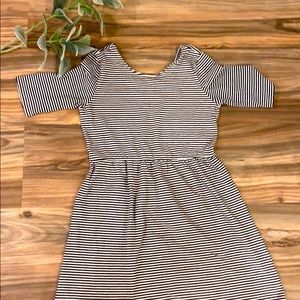 Old navy black and white striped dress